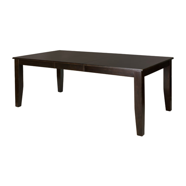 English Elm Casual Mango Veneer Extendable Dining Table Merlot Finish Seats Six with Butterfly Leaf B01153764