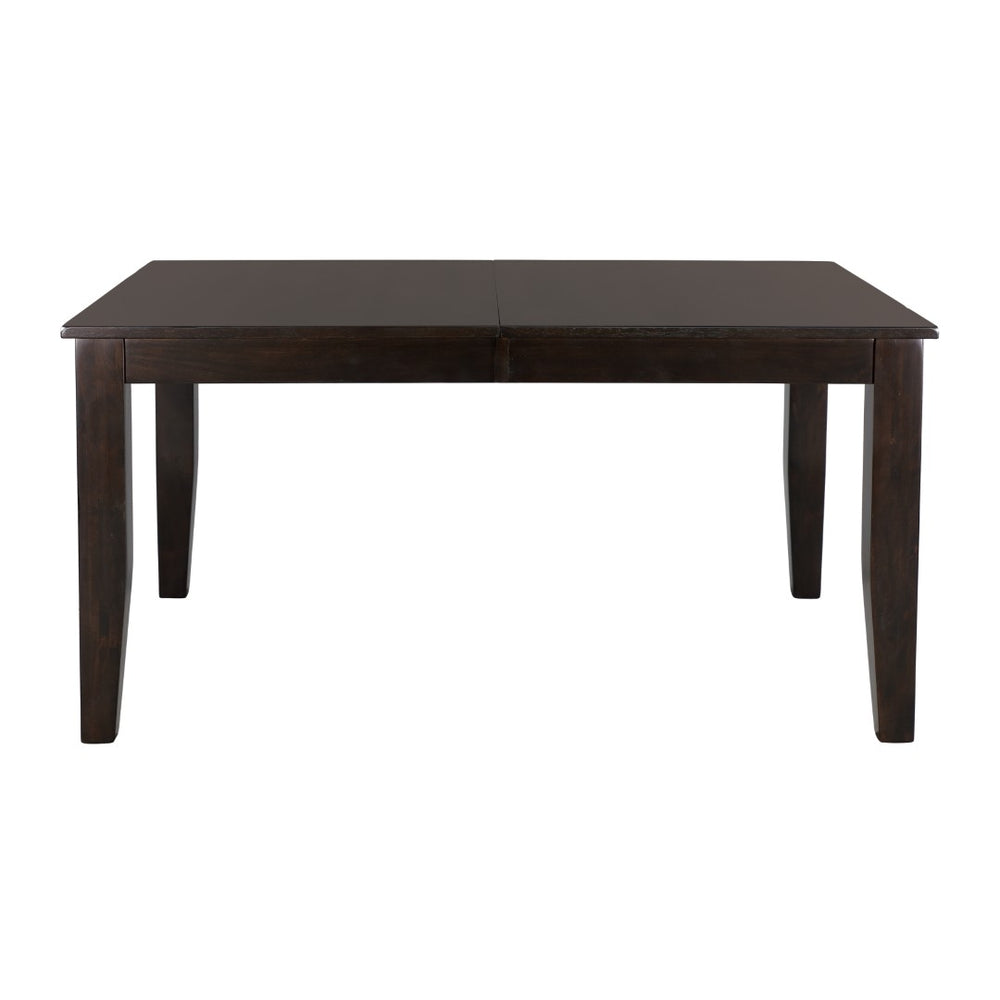 English Elm Casual Mango Veneer Extendable Dining Table Merlot Finish Seats Six with Butterfly Leaf B01153764
