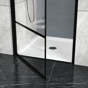 English Elm Goodyo 36x36 Shower Base 3.35in Tall Center Drain Single-Threshold Pan White Durable ABS Acrylic Finish D163118739