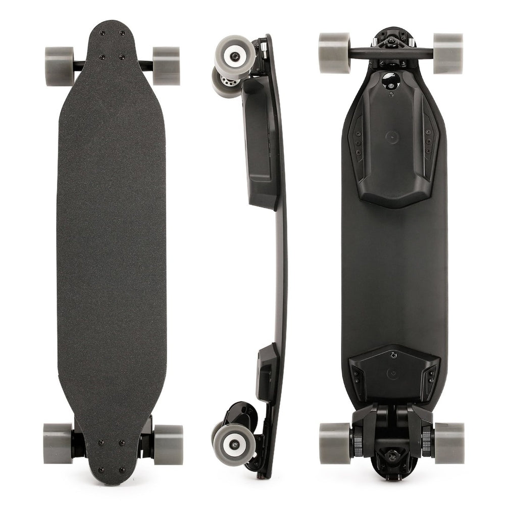 English Elm New Dual Motor Electric Longboard with Lcd Remote All Terrain Pu Wheels 40km/h W34842891
