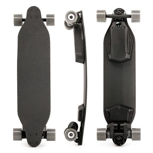 English Elm New Dual Motor Electric Longboard with Lcd Remote All Terrain Pu Wheels 40km/h W34842891