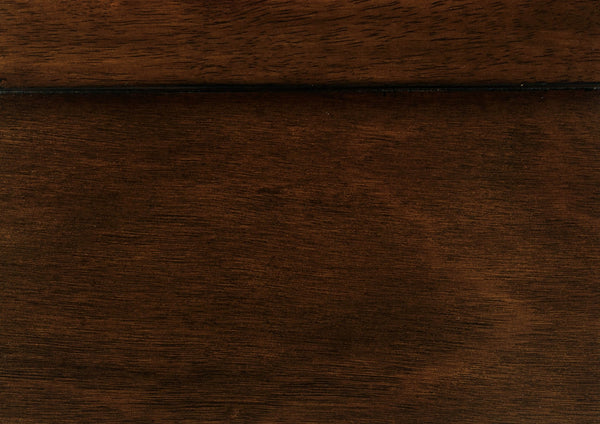 English Elm Classic Mayville Nightstand Brown Cherry Finish with Okume Veneer Antique Brass Handles, 2 Drawers 23.75"H B01155850