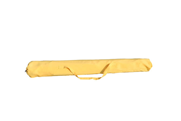 English Elm 8.8 Feet Yellow Outdoor Aluminum Patio Umbrella With Crank Lift, Tilt, And Stable Base For Shade B010S00246
