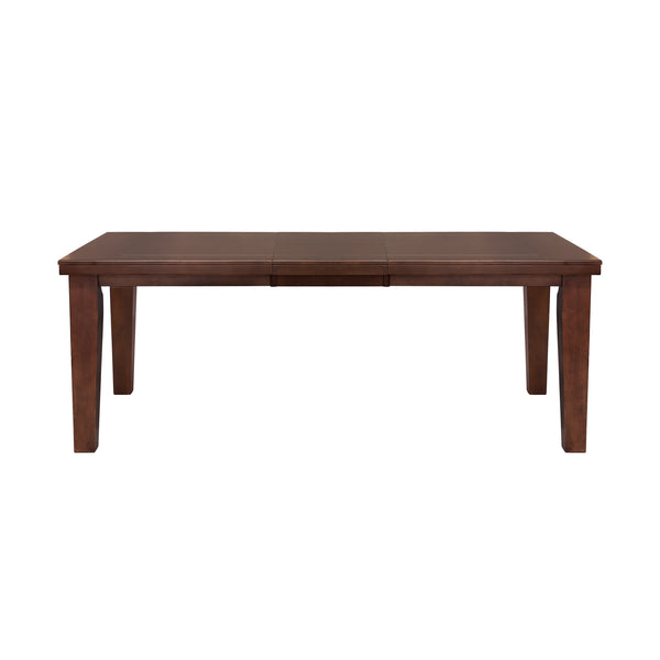 English Elm Contemporary Round Dining Set with Knot Wood Design, 47" Table & 4 Upholstered Side Chairs, Stylish Comfort Brown Mix 41.5 L x 19.5 W x 10.5 H B011S00171