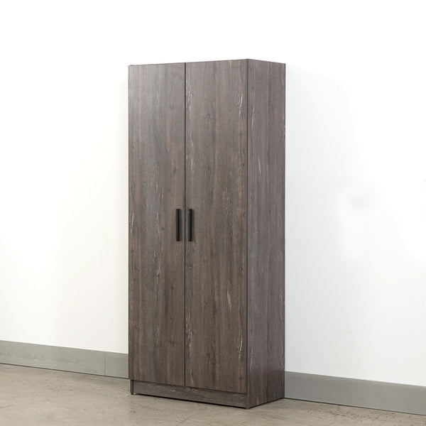 English Elm Mia Rustic Gray Farmhouse Shoe Cabinet with Six Deep Shelves, Water/Heat & Scratch Resistant, E0 Crafted B040S00024