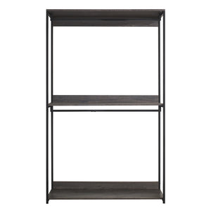 English Elm Monica 47" Farmhouse Wood Walk-in Closet Organizer Rustic Gray — Deep, Eco E0, Water & Scratch Resistant B040S00021