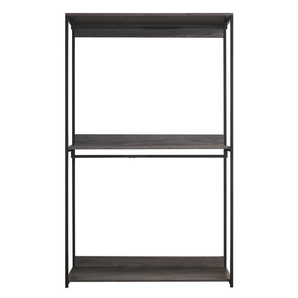 English Elm Monica 47" Farmhouse Wood Walk-in Closet Organizer Rustic Gray — Deep, Eco E0, Water & Scratch Resistant B040S00021
