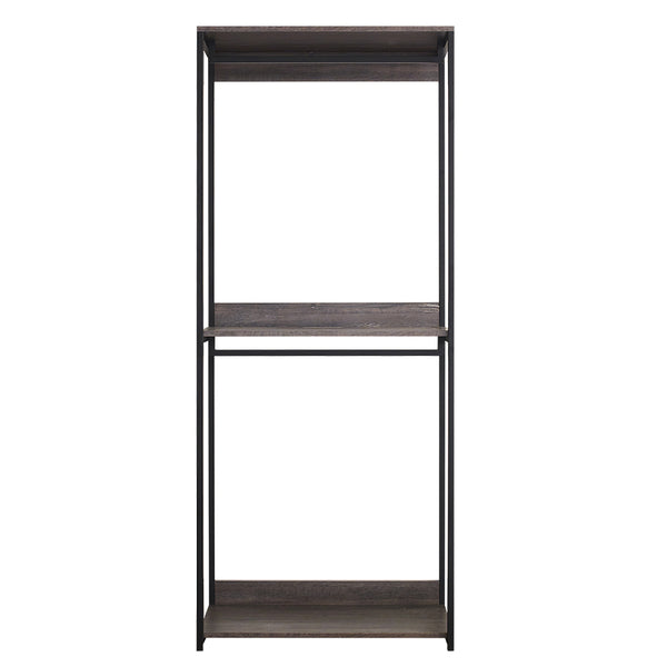 English Elm Monica Farmhouse Industrial Wood Walk-in Closet – Deep Modular Storage, Water/Heat & Scratch Resistant B040S00020