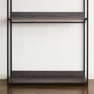 English Elm Monica 47" Farmhouse Wood Walk-in Closet Organizer Rustic Gray — Deep, Eco E0, Water & Scratch Resistant B040S00021