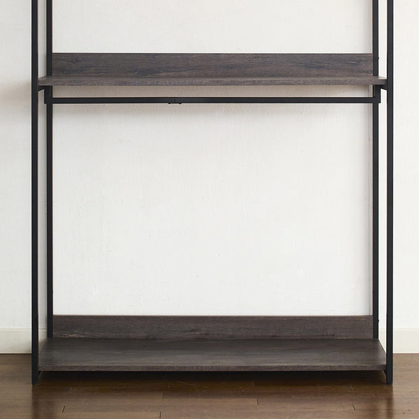 English Elm Monica 47" Farmhouse Wood Walk-in Closet Organizer Rustic Gray — Deep, Eco E0, Water & Scratch Resistant B040S00021