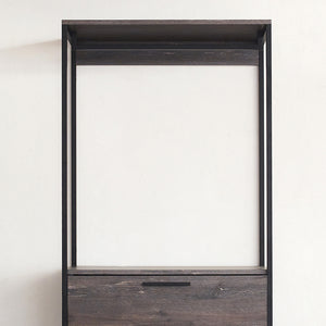 English Elm Monica Wood Walk-in Closet Organizer with Deep Drawers, Water/Heat Resistant, Eco E0 Board B040S00022