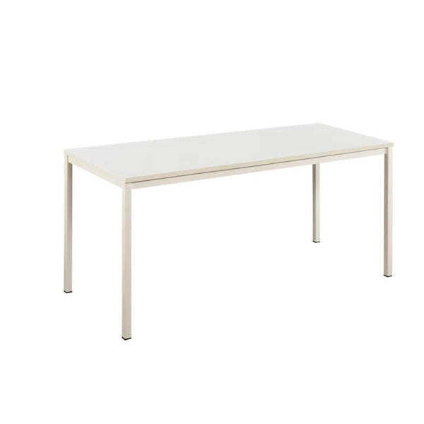 English Elm Harry Contemporary Wood and Metal Computer Desk Ivory – Stain/Scratch Resistant, E0 Eco Board, Korea Craftsmanship B040S00016