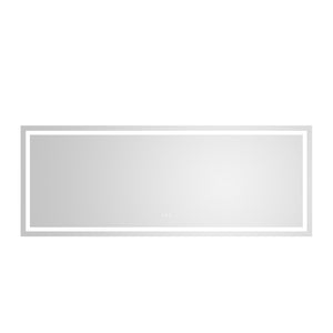 English Elm 84*30led Frameless Vanity Mirror Anti-fog Dimmable Smart Touch Bathroom Wall Mount W1272112755
