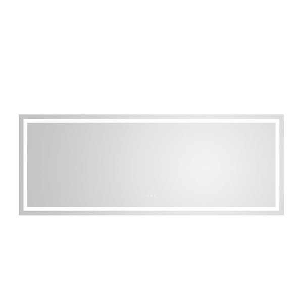English Elm 84*30led Frameless Vanity Mirror Anti-fog Dimmable Smart Touch Bathroom Wall Mount W1272112755