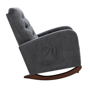 English Elm Single Highback Reclining Chair Medieval-Inspired Tatami Accent Sofa with Plush Support & Solid Wood Legs W24441375