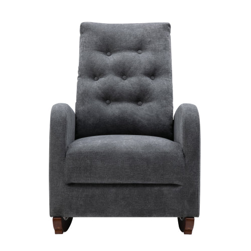 English Elm Single Highback Reclining Chair Medieval-Inspired Tatami Accent Sofa with Plush Support & Solid Wood Legs W24441375