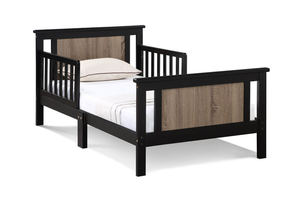 English Elm Connelly Reversible Panel Toddler Bed Solid Wood Low Profile Two Tone Veneer B02257225