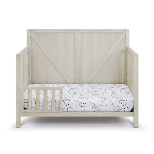 English Elm Barnside Convertible Crib Industrial Farmhouse Style Grows with Your Child B02257229