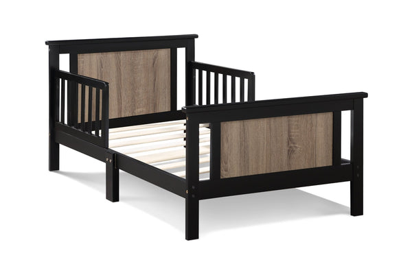 English Elm Connelly Reversible Panel Toddler Bed Solid Wood Low Profile Two Tone Veneer B02257225