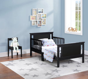 English Elm Connelly Reversible Panel Toddler Bed Solid Wood Low Profile Two Tone Veneer B02257225