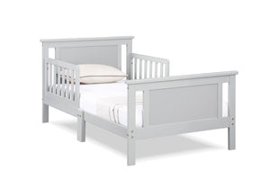 English Elm Connelly Reversible Panel Toddler Bed Solid Wood Low Profile Two Tone Veneer Gray B02257226