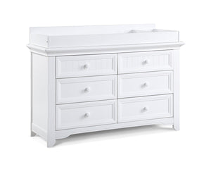 English Elm Winchester Six Drawer White Dresser for Nursery and Kids Room with Safe Certified Finish B02257214