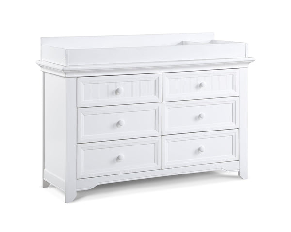 English Elm Winchester Six Drawer White Dresser for Nursery and Kids Room with Safe Certified Finish B02257214