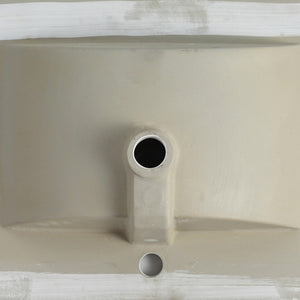 English Elm 30 Inch Triple Glazed Ceramic Vanity Sink with Overflow for Modern Bathroom Upgrade W99957948