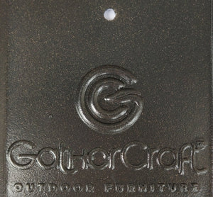 English Elm Aluminum Patio Dining Arm Chairs Set of 2 with Removable Ivory Cushions, Weather-Resistant Cast Silver Finish B01058412