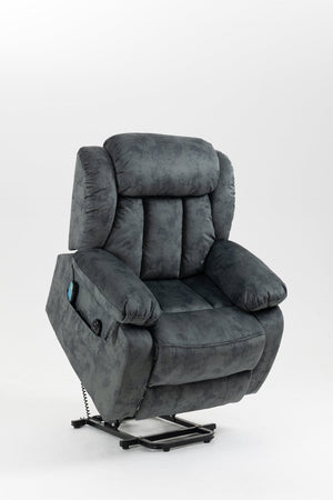 English Elm Recliners Power Lift Chair with Massage Heating and Usb Port for Living Room Comfort W547S00009