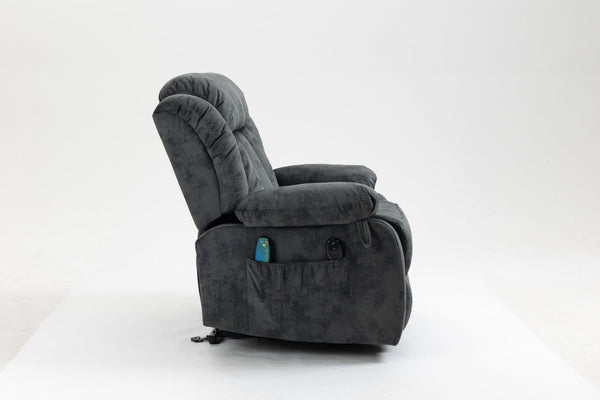 English Elm Recliners Power Lift Chair with Massage Heating and Usb Port for Living Room Comfort W547S00009