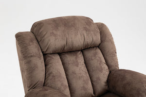 English Elm Recliners Power Lift Chair with Massage Heating Usb Port and Overstuffed Back Support Brown W547S00085