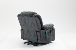 English Elm Recliners Power Lift Chair with Massage Heating and Usb Port for Living Room Comfort W547S00009