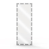 Kaleidoscope Full Length Vanity Mirror with Lights, Silver