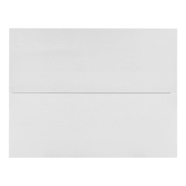 English Elm TOPMAX Farmhouse Extendable Drop Leaf Dining Table Seats 4 Rustic Acacia Veneer MDF Top Solid Wood Legs 47-inch White N717P195019K