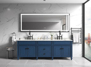 English Elm 96in. Backlit Led Vanity Mirror with Anti-fog Defogger and Adjustable Color Temperature W1272125165