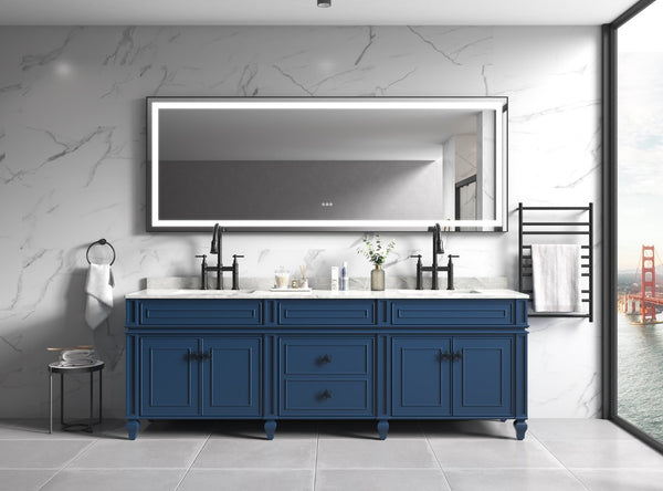 English Elm 96in. Backlit Led Vanity Mirror with Anti-fog Defogger and Adjustable Color Temperature W1272125165