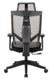 Hearth and Haven Excustive Office Chair with Headrest and 2D Armrest, Chase Back Function with 7 Gears Adjustment, Tilt Function Max 128°, 300Lbs, Black Mesh Imported From Germany, Bifma Certificated W137056533