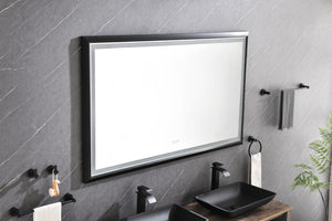 English Elm 84in. Oversized Rectangular Led Backlit Vanity Mirror Anti-fog Dimmable Bathroom Wall Mount W127291633