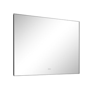 English Elm 60x 36 Inch Led Backlit Bathroom Mirror with Anti-fog Aluminum Frame for Vanity Wall W127253475