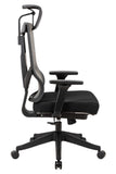 Hearth and Haven Excustive Office Chair with Headrest and 2D Armrest, Chase Back Function with 7 Gears Adjustment, Tilt Function Max 128°, 300Lbs, Black Mesh Imported From Germany, Bifma Certificated W137056533