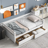 Hearth and Haven Daybed with Two Storage Drawers , White W504P148589 W504P148589