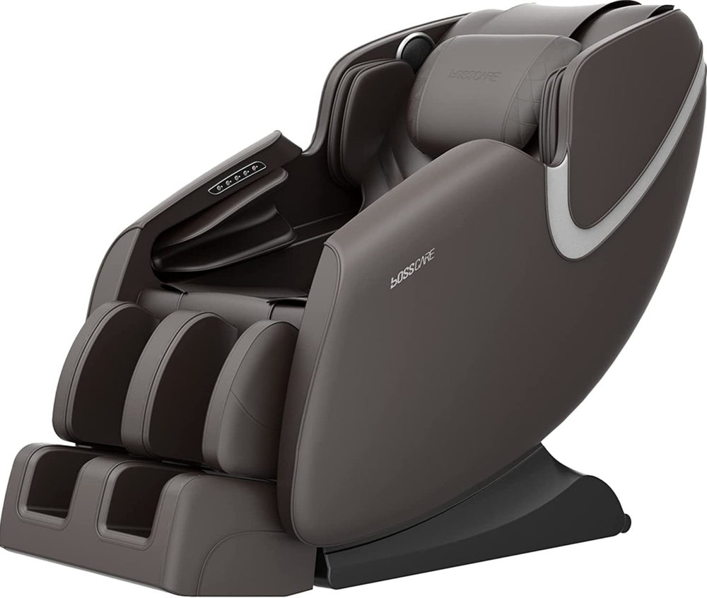 English Elm Bosscare Zero Gravity Recliner Full Body Massage Chair with Bluetooth and Foot Rollers W73047158