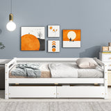 Hearth and Haven Daybed with Two Storage Drawers , White W504P148589 W504P148589