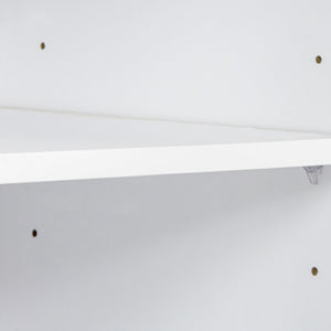 English Elm Modern Four-Drawer Warm White TV Cabinet for 80" TVs – Durable Particleboard, Spacious Storage, Sleek Design W33153230