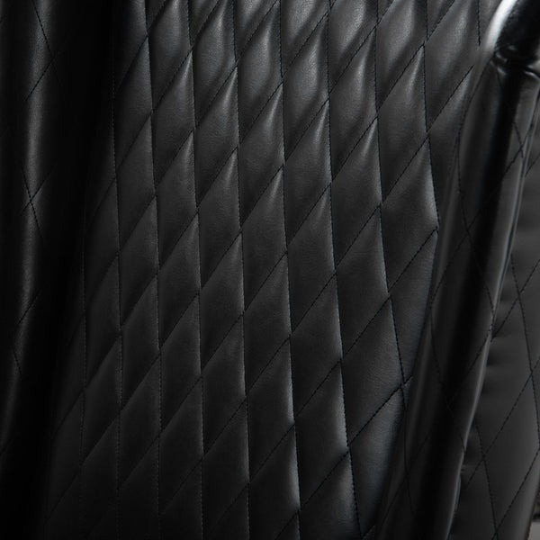 English Elm 23.03" Wingback Velvet Accent Chair Tall High Back Support for Living Room Bedroom Black W680P404142