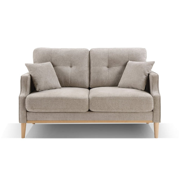 English Elm Living Space Button Tufted Loveseat Waterproof Polyester Upholstery with Usb Port W82057379