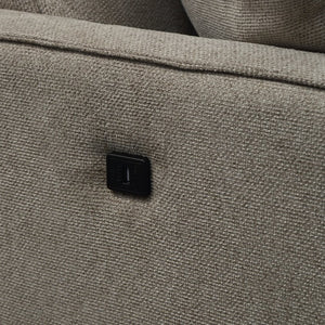 English Elm Living Space Button Tufted Loveseat Waterproof Polyester Upholstery with Usb Port W82057379