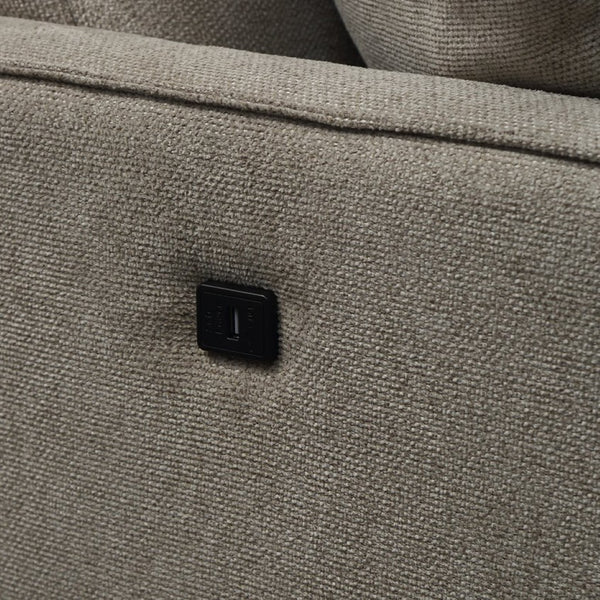 English Elm Living Space Button Tufted Loveseat Waterproof Polyester Upholstery with Usb Port W82057379