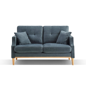 English Elm Living Space Button Tufted Loveseat Waterproof Polyester Usb Charging Contemporary Sofa W82057380